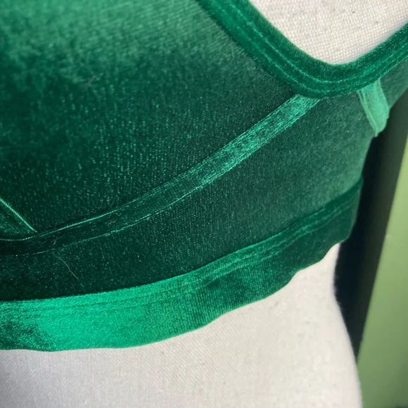 Women's HOAKA SWIMWEAR Bra Top Size S Green - Picture 6 of 16